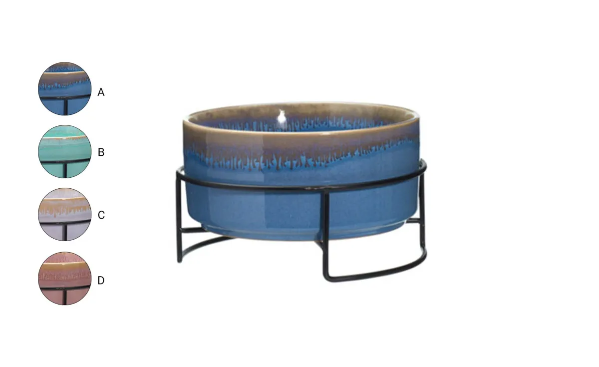 Posuda /  sa metalnim postolom 1000 ml