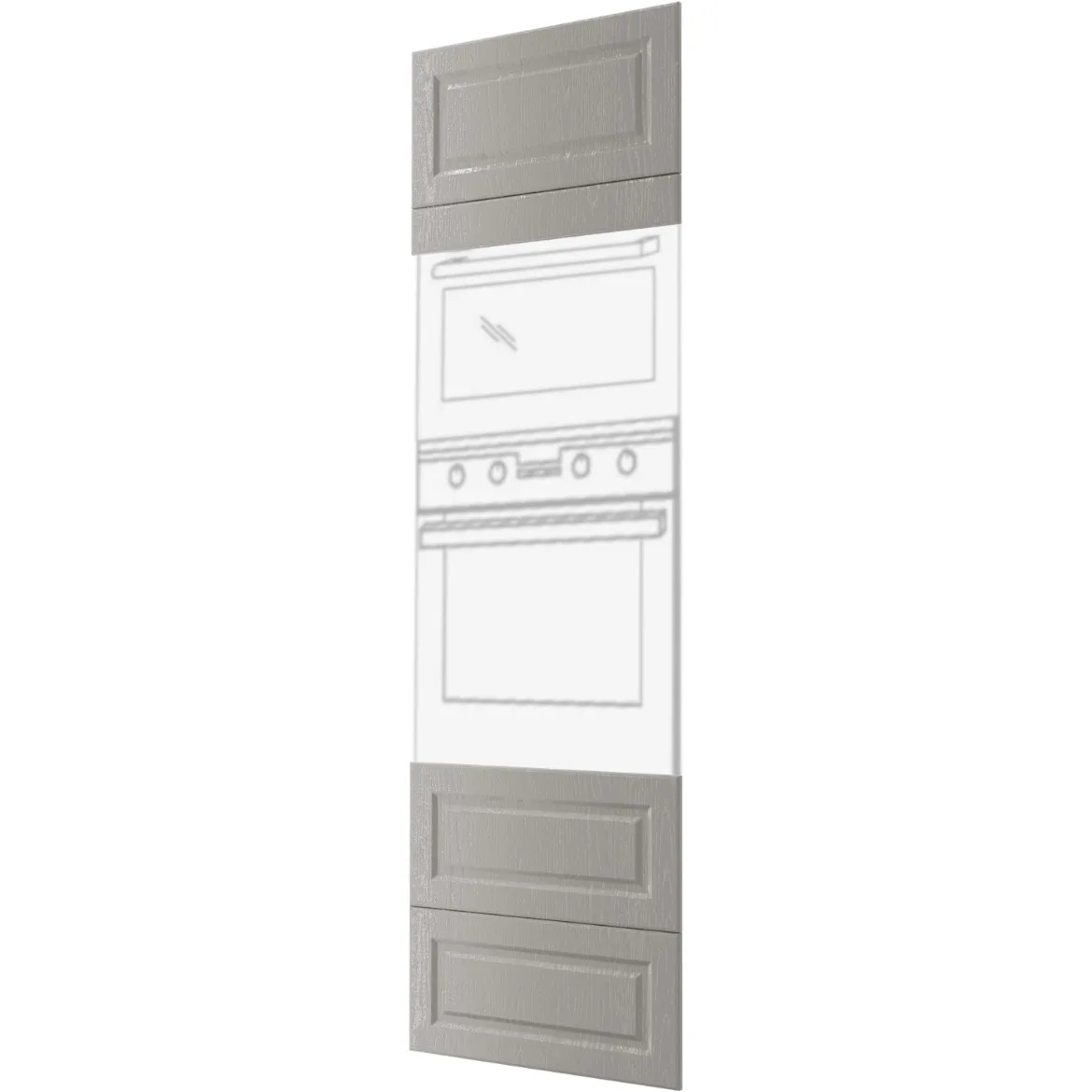 Prednja vrata Emporium D14 Ru / 2m / 2e / 2h / 2a - 284 sivi kamen