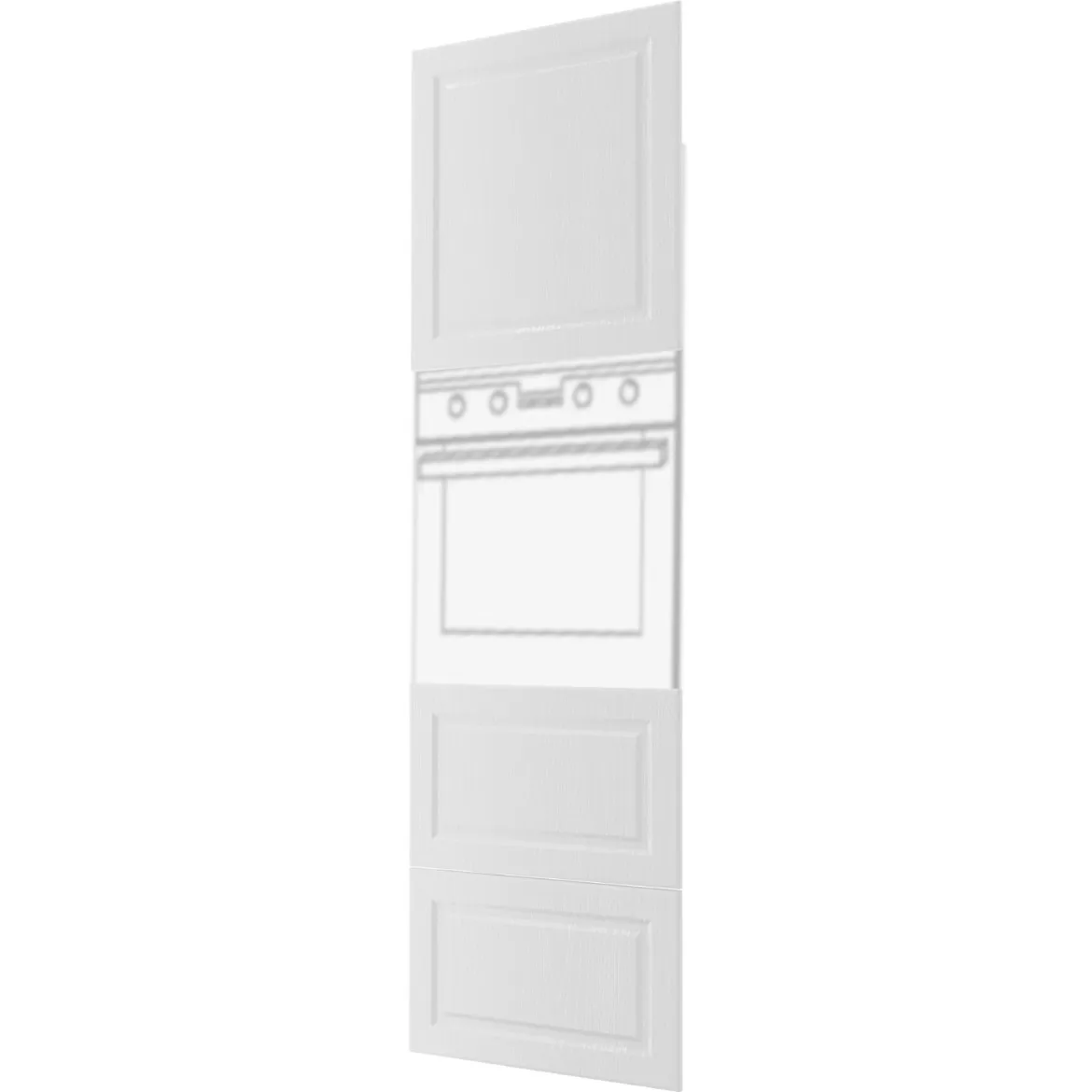 Prednja vrata Emporium D14 RU / 2M / 2E / 2H / 2A kit - 356 bela