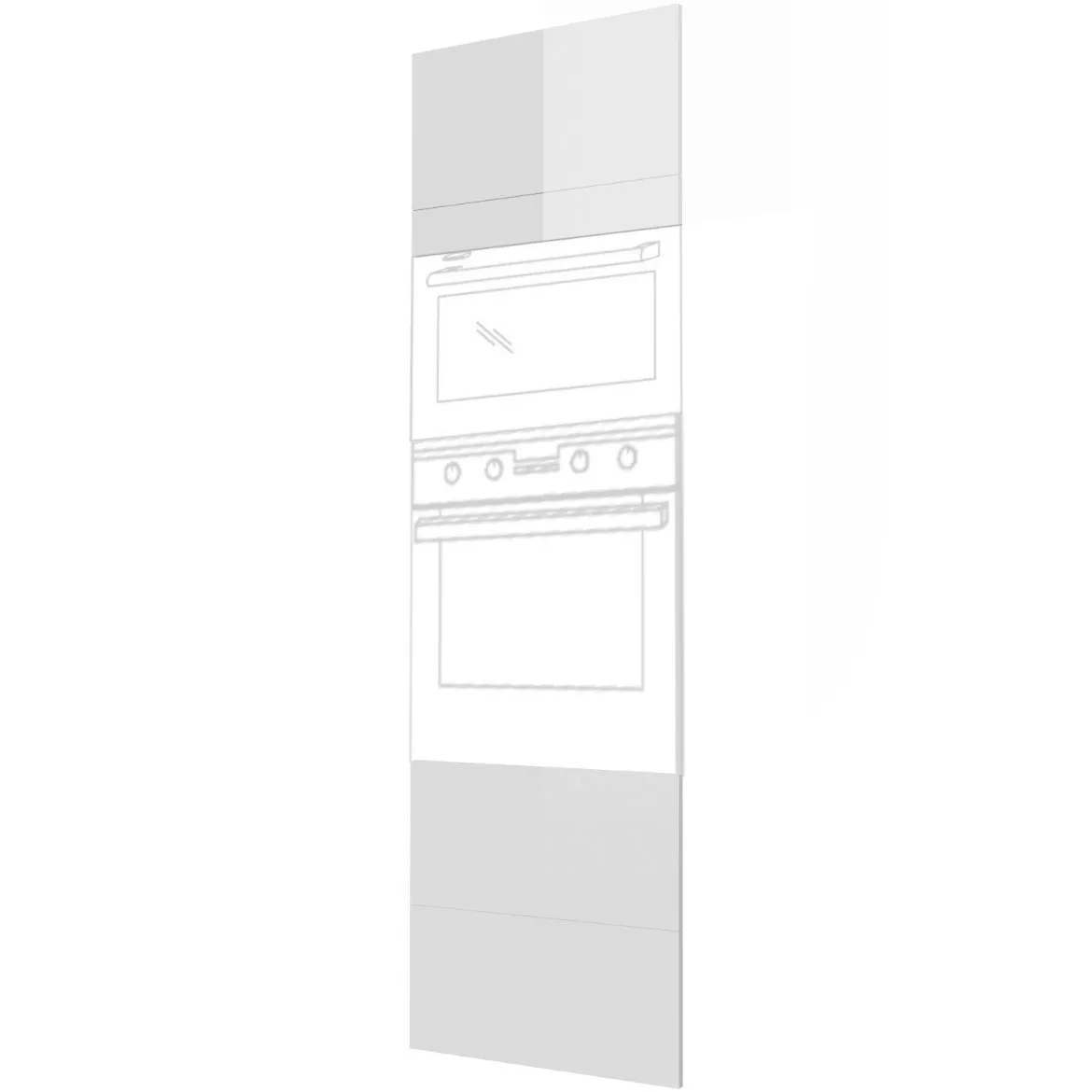 Prednja vrata Platinum D14RU / 2M / 2E / 2H / 2A 284 bela
