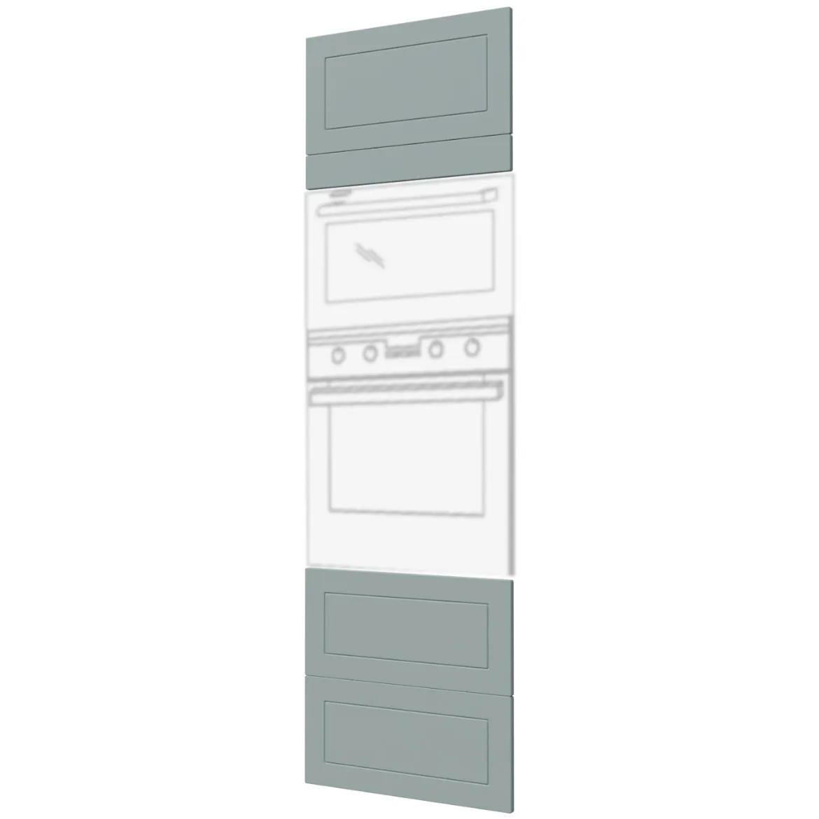 Prednja vrata Quantum D14 RU / 2M / 2E / 2H / 2A - 284 menta