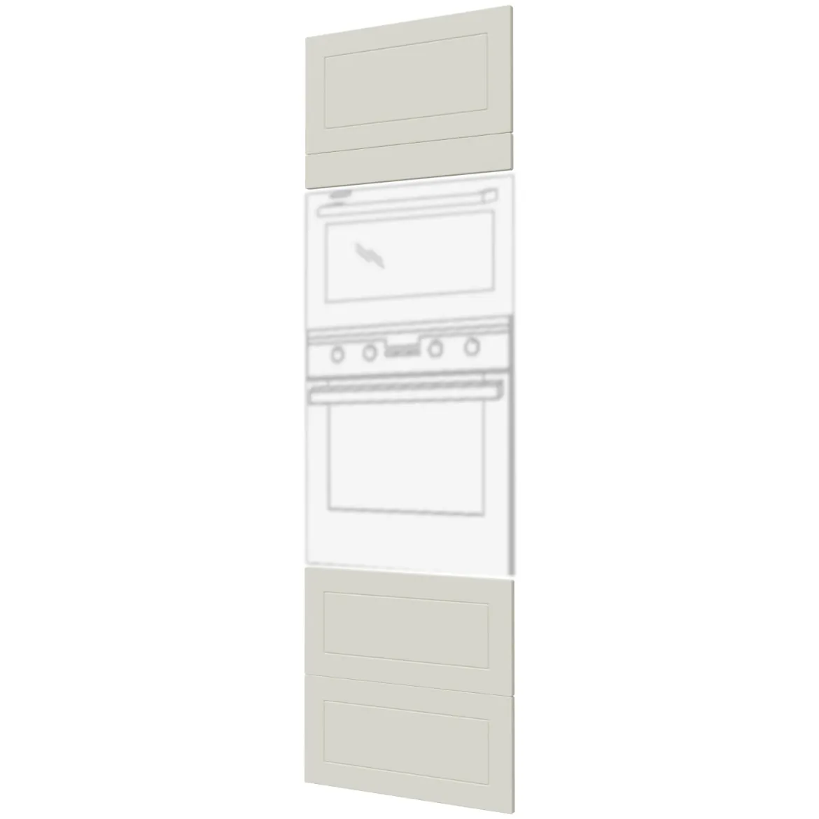 Prednja vrata Quantum D14 RU / 2M / 2E / 2H / 2A - 284 vanila mat