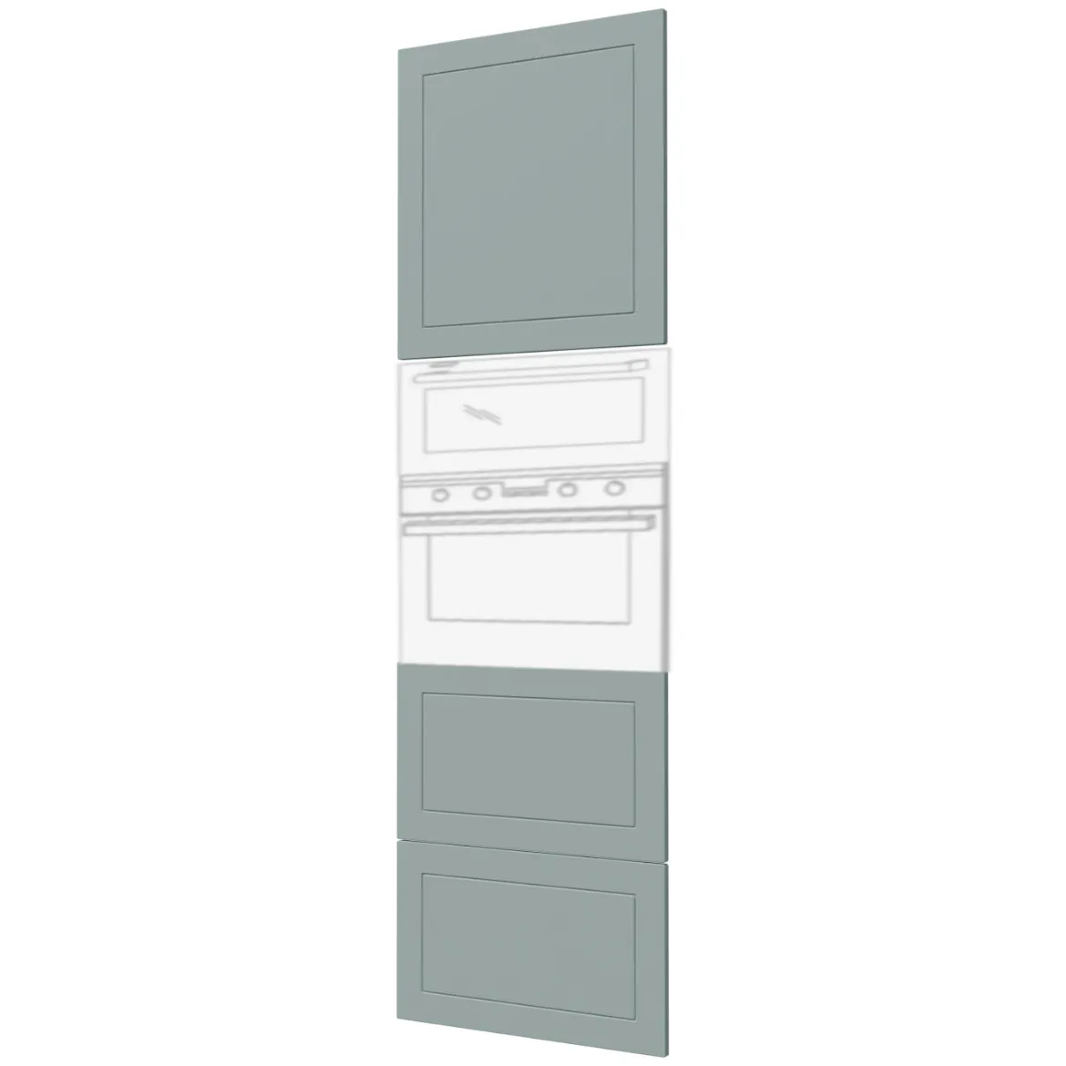 Prednja vrata Quantum D14 RU / 2M / 2E / 2H / 2A - 356 menta