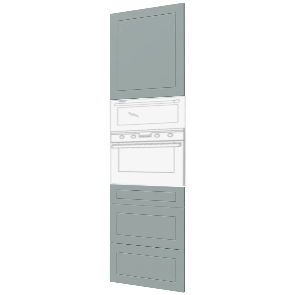 Prednja vrata Quantum D14 RU / 3M / 3E / 3H / 3A menta