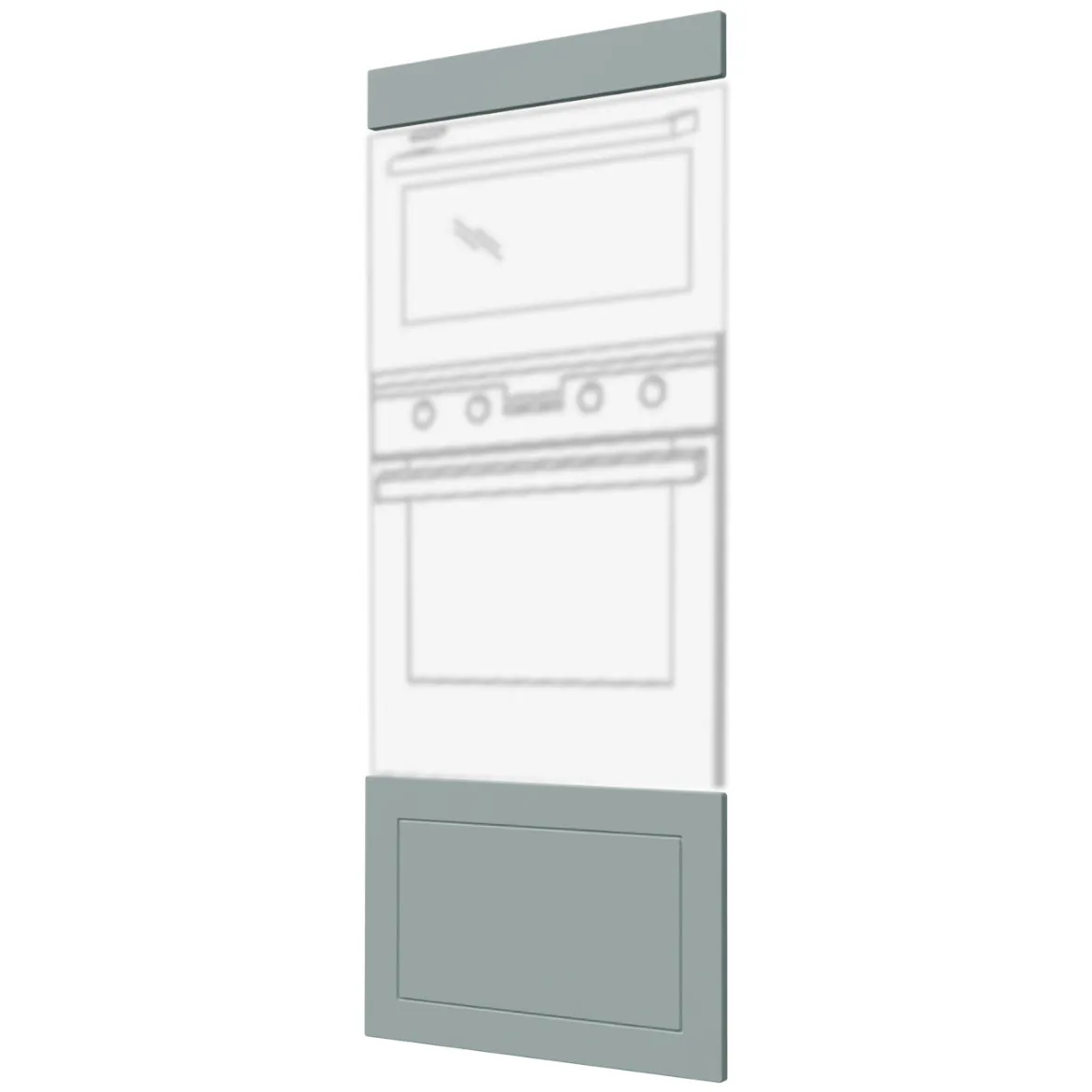 Prednja vrata Quantum D5AM / D5AE / D5AA 60/154 menta