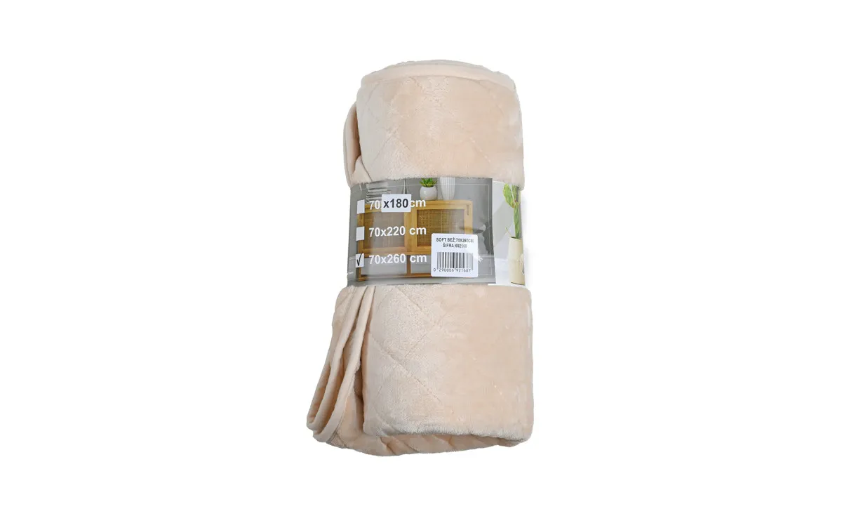 Prostirka Soft 70x260cm bež