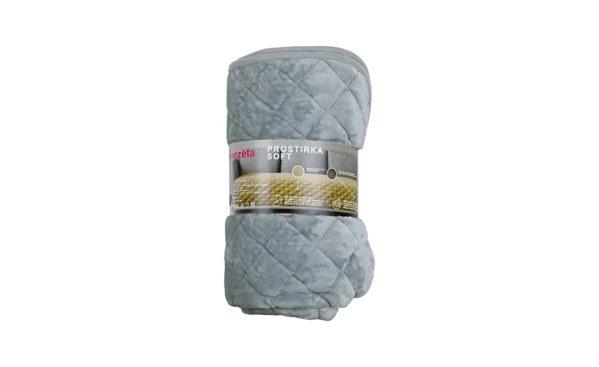 Prostirka Soft 70x260cm siva