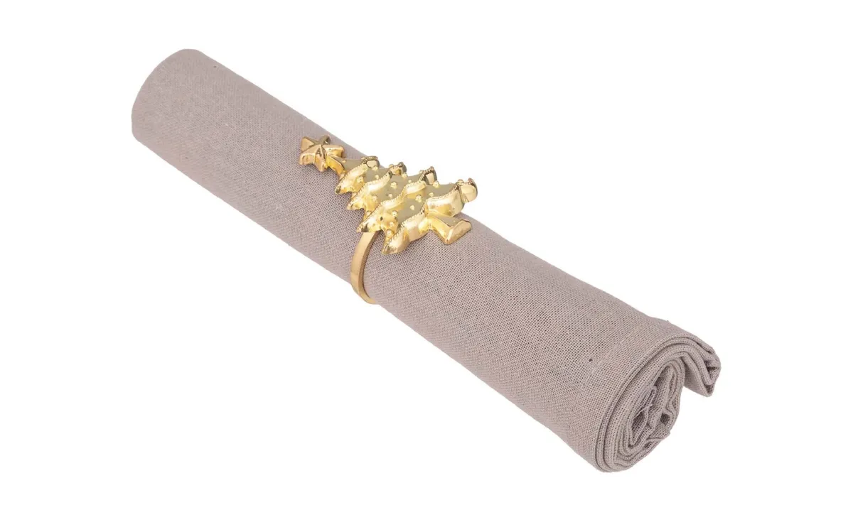 Prsten za salvete set 2/1 bor zlatni