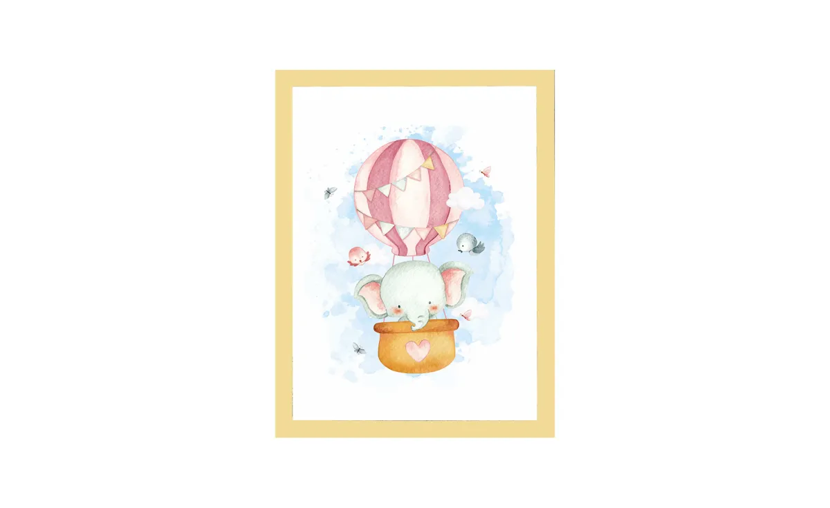Ram sa slikom Pink baloon 30x40cm