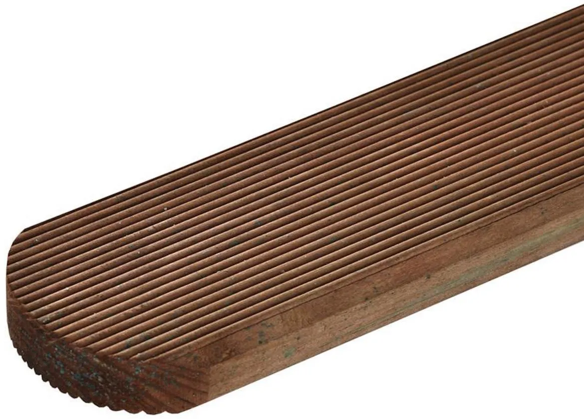 Rebrasta letvica 2x9x180cm bronzana