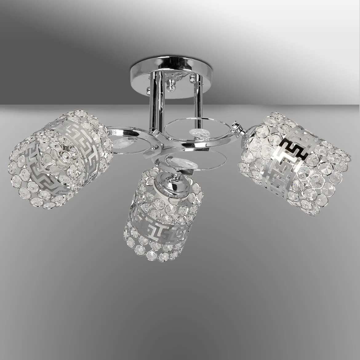 Reflektor Crystall 3 srebrni