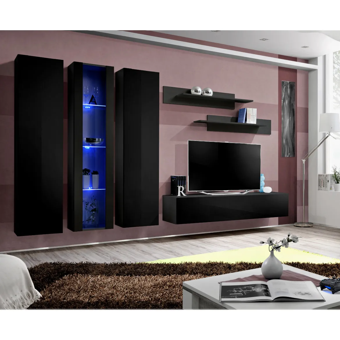 Regal  Fly C4 280x40x170 cm crna