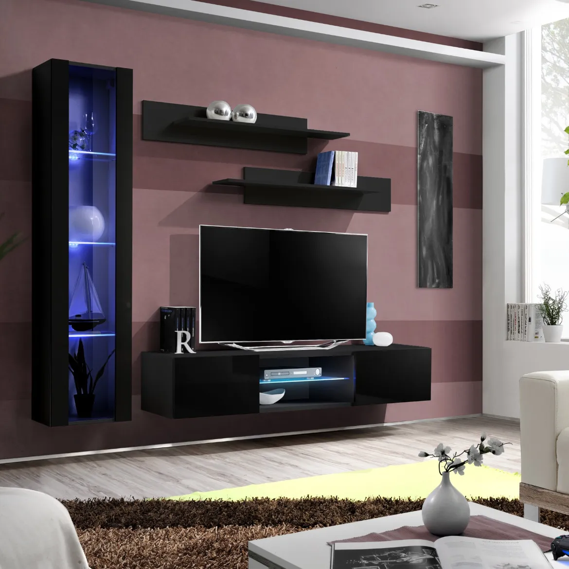 Regal  Fly R2 200x40x170 cm crna