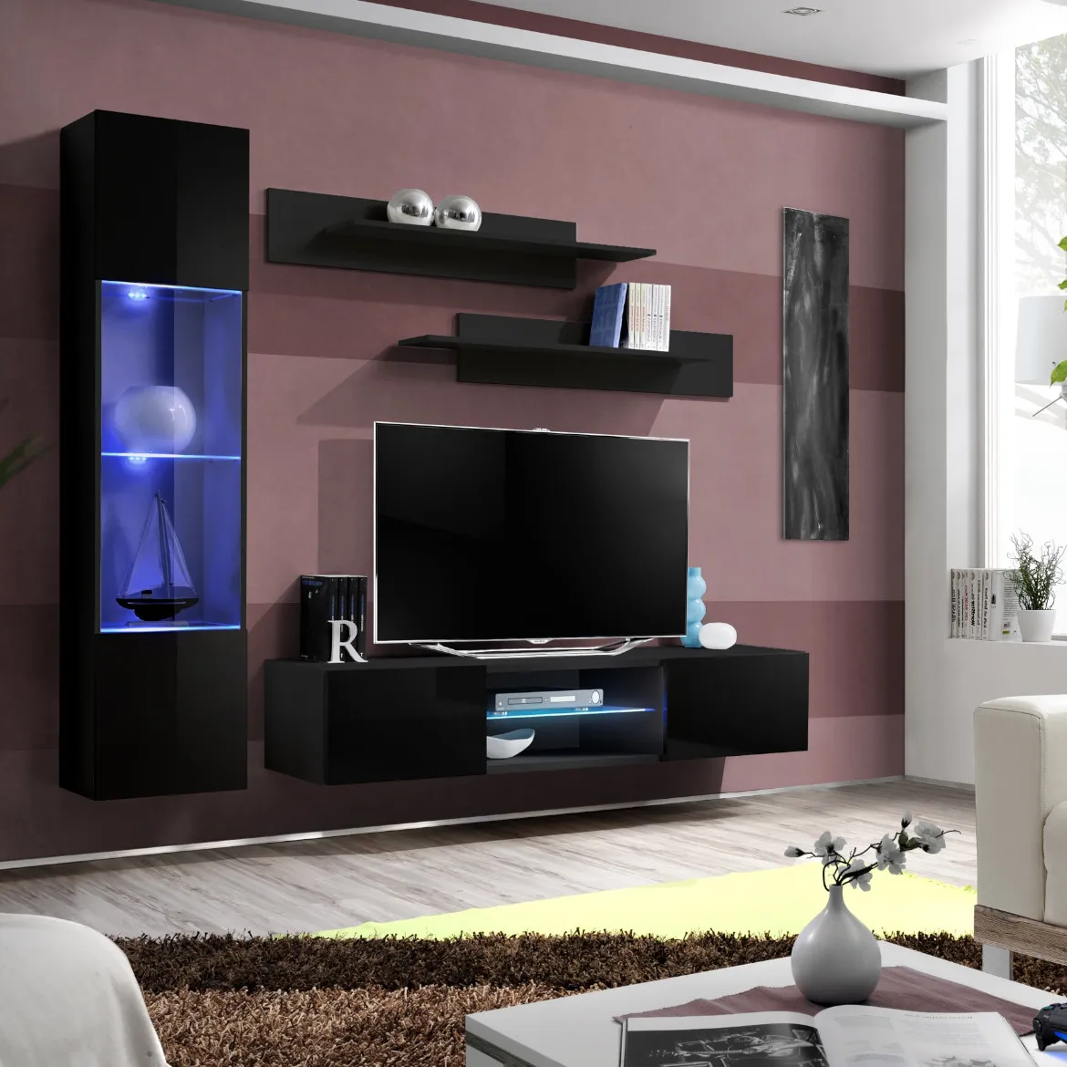 Regal  Fly R3 200x40x170 cm crna