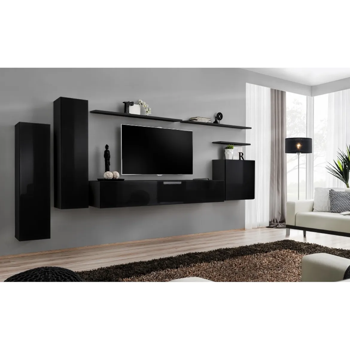 Regal  Switch I 330x40x160 cm crna