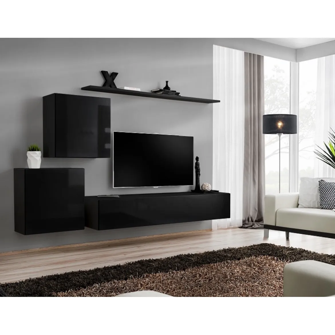 Regal  Switch V 250x40x150 cm crna