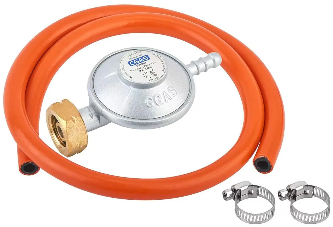 Regulator pritiska plinskog roštilja 30mbar - set