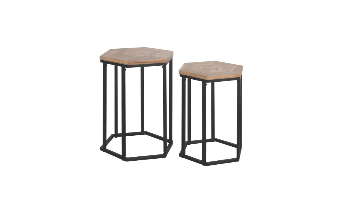 Rhea set stočića 2/1 šestougaoni