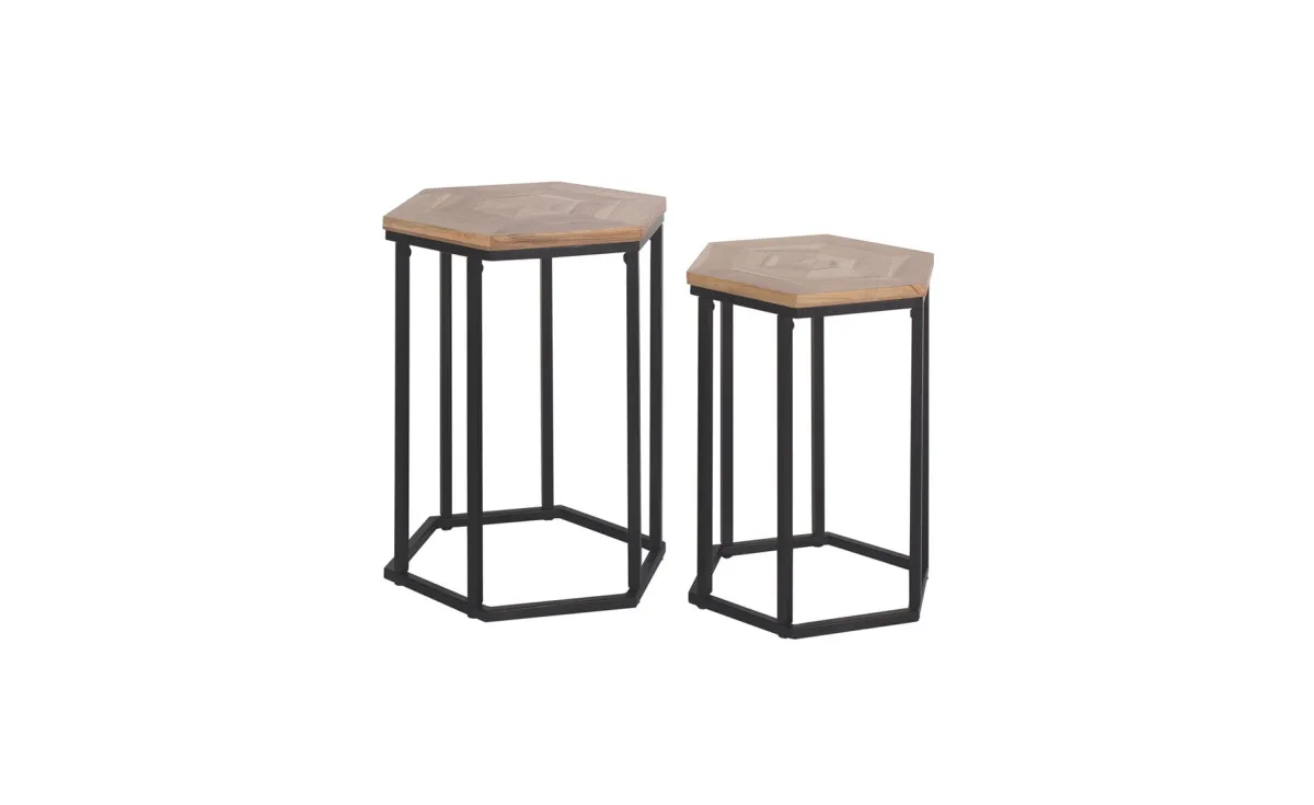 Rhea set stočića 2/1 šestougaoni
