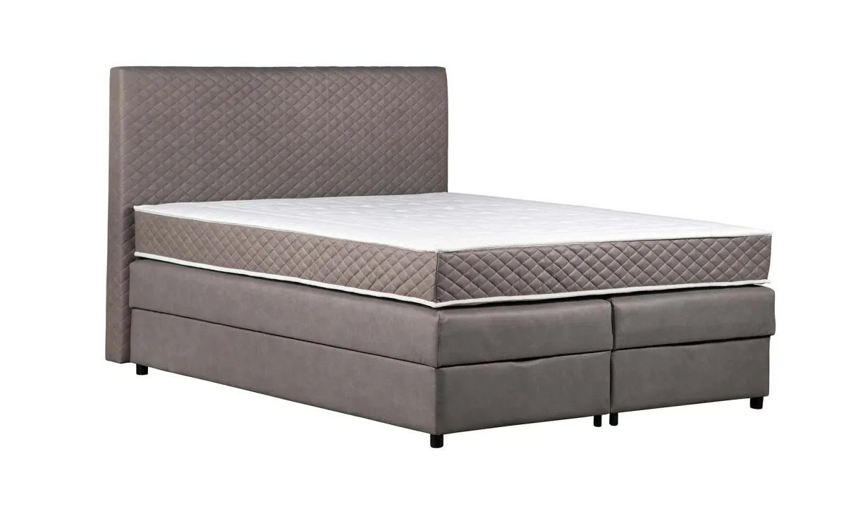 Richmond boxspring krevet 110x210x120 cm sivi
