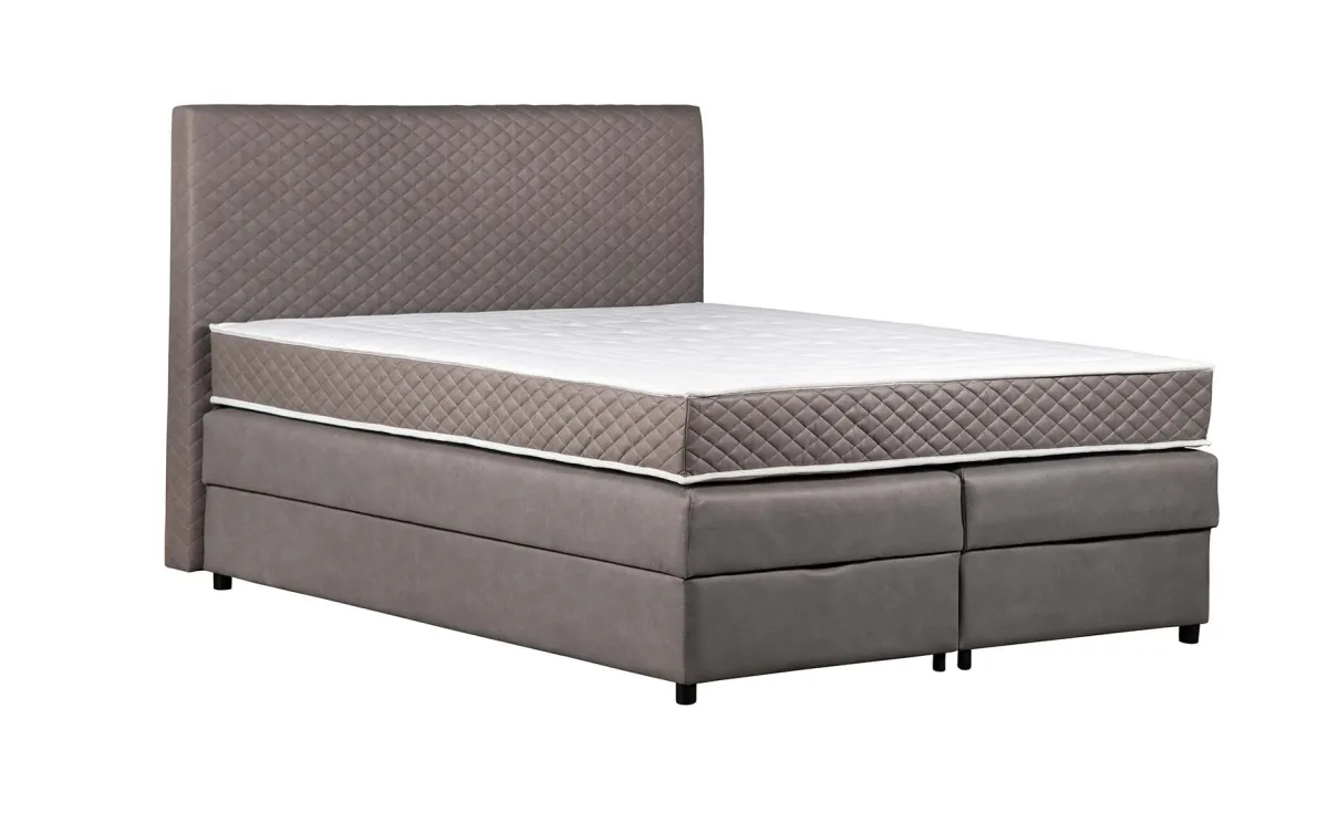 Richmond boxspring krevet 160x210x120 cm sivi