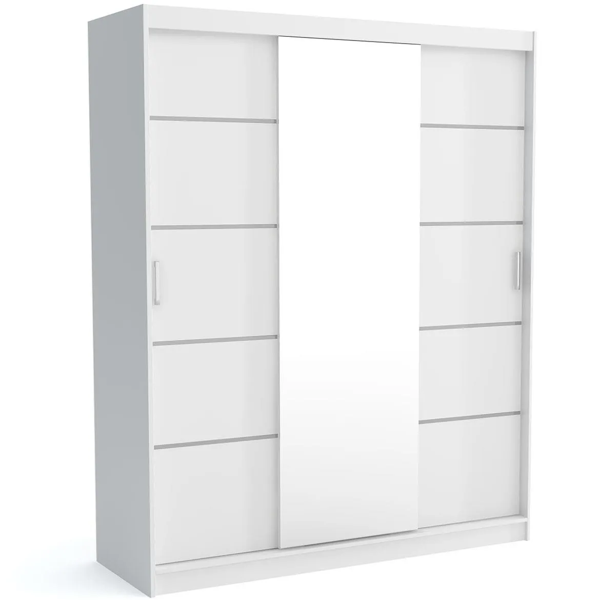 Rio ormar 3 vrata/ogledalo 180x60x215,5 beli