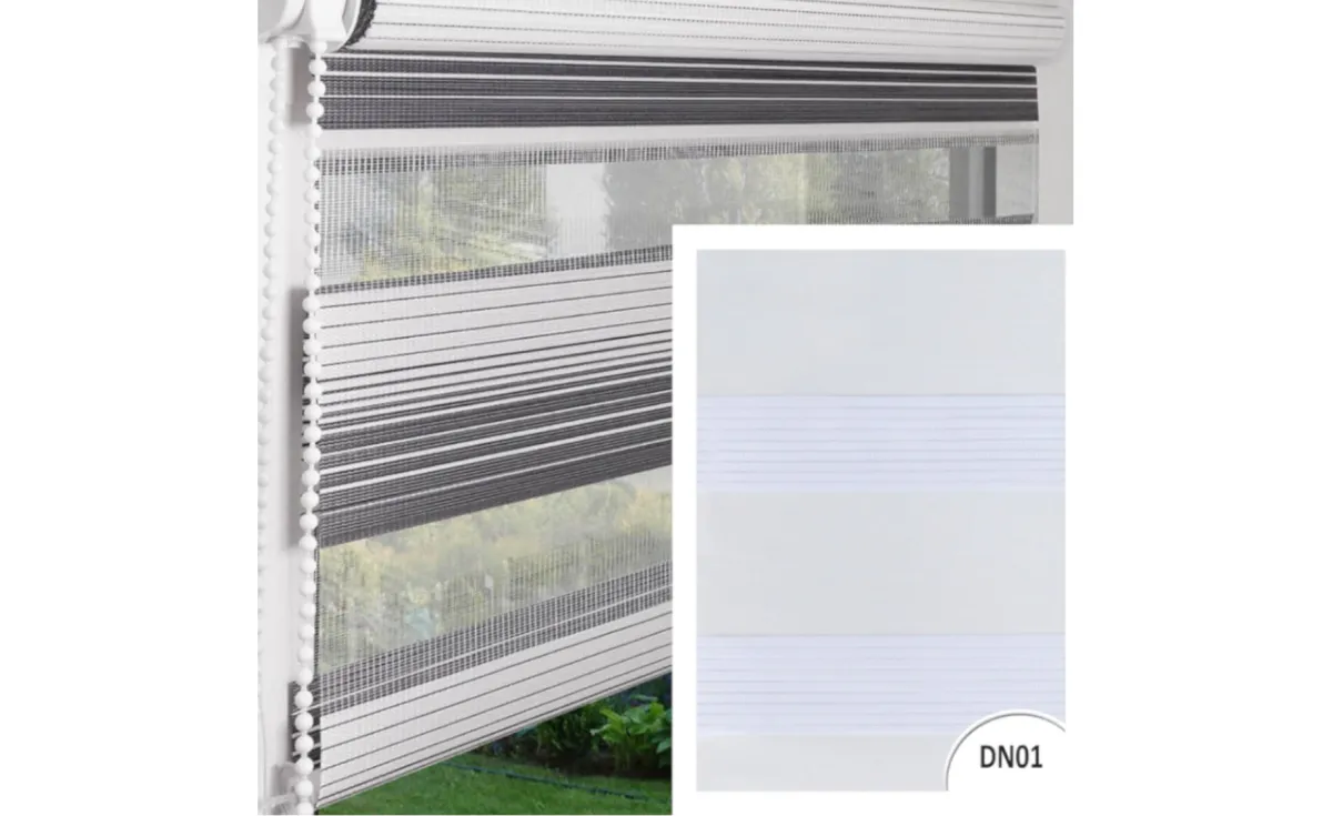 Rolo zavesa duo 95x150cm bela DN01