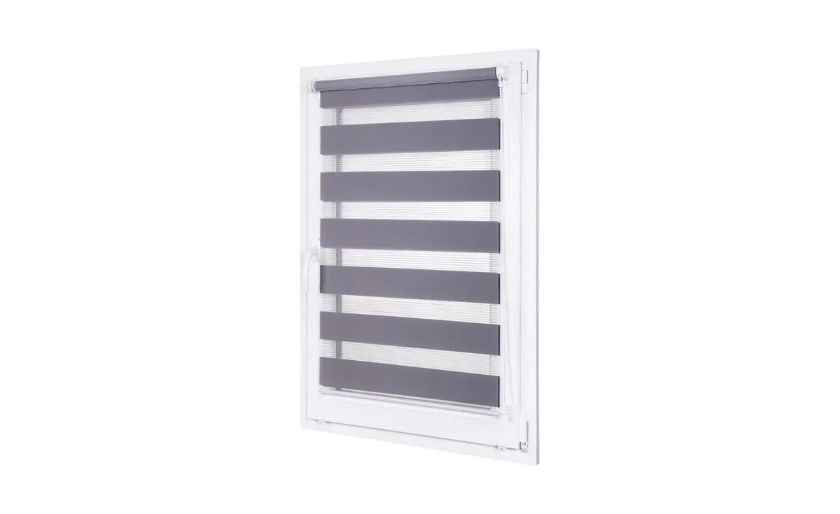 Rolo zavesa duo Mini, 50X150 cm, tamno siva, BH-1220
