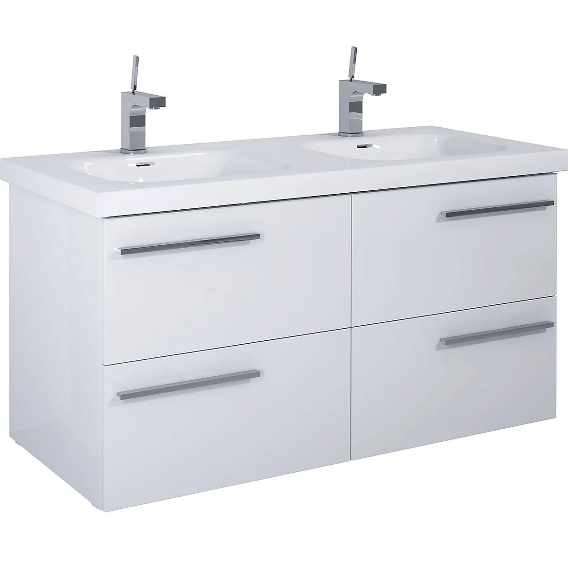 Royal ormaric ispod umivaonika 4 fioke 122x42,6x59 cm beli