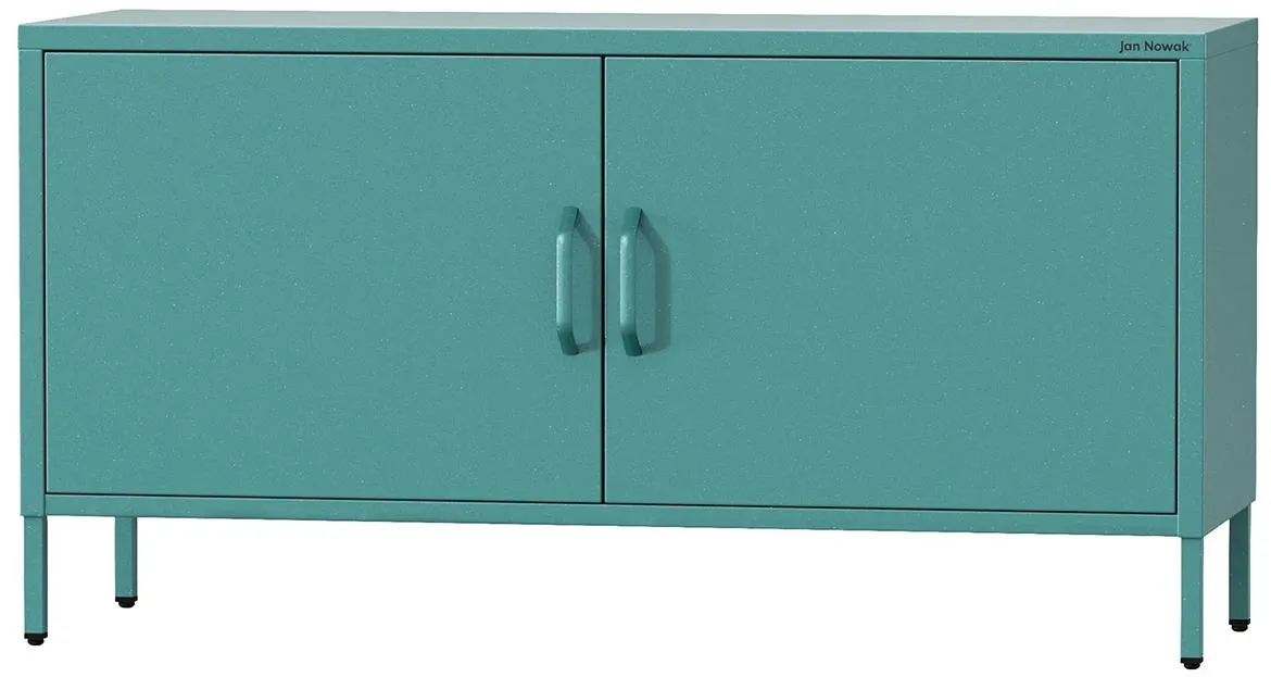 Roza metalna TV komoda  zelena 150x40x59,5
