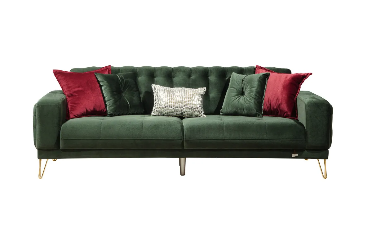 Rubino trosed sa ležajem zeleni 235x103x86cm