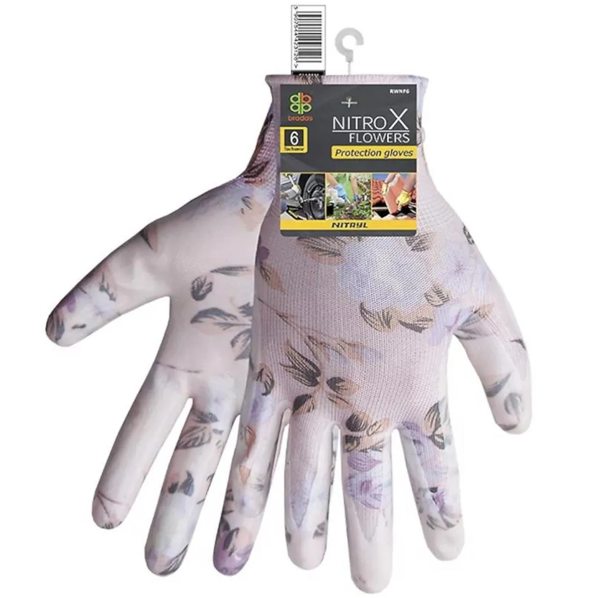 Rukavice Nitrox flowers velicina 6 RWNF6