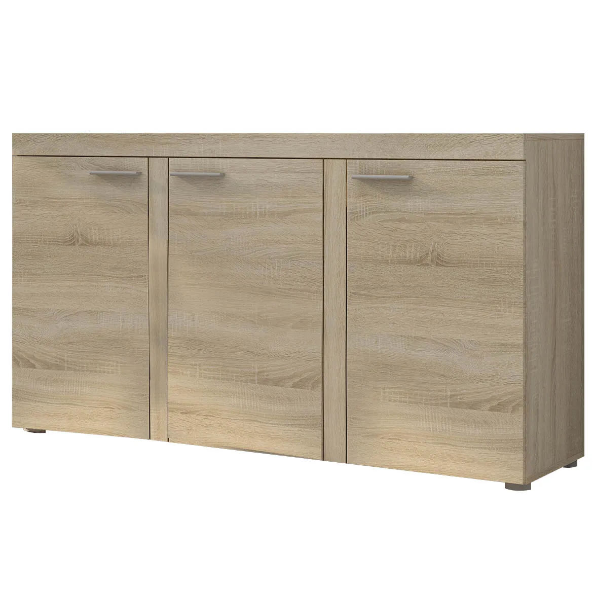 Rumba komoda 3 vrata 149x40x82 natur (sonoma hrast)