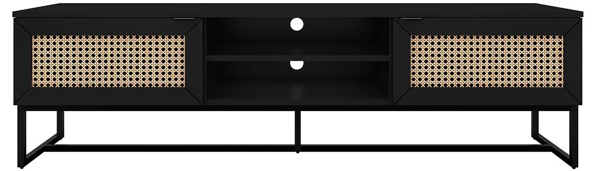 Sailor TU01-W TV komoda 2 fioke 120x40x50 cm crna