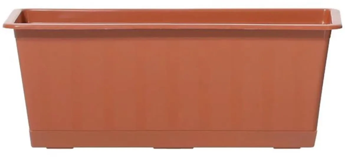 Saksija Agro 80x18x14 cm crvena