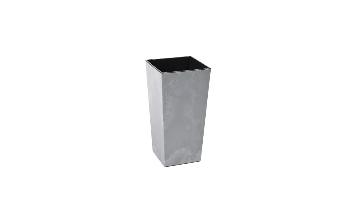 Saksija Finezia 40x40x75 recycled-grey concrete