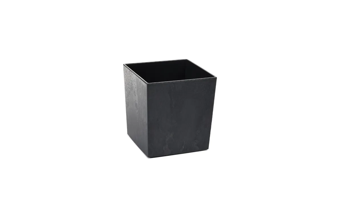 Saksija juka 25x25x26 recycled-black concrete