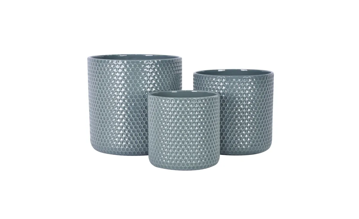 Saksija LC5001 grey 13x13 cm