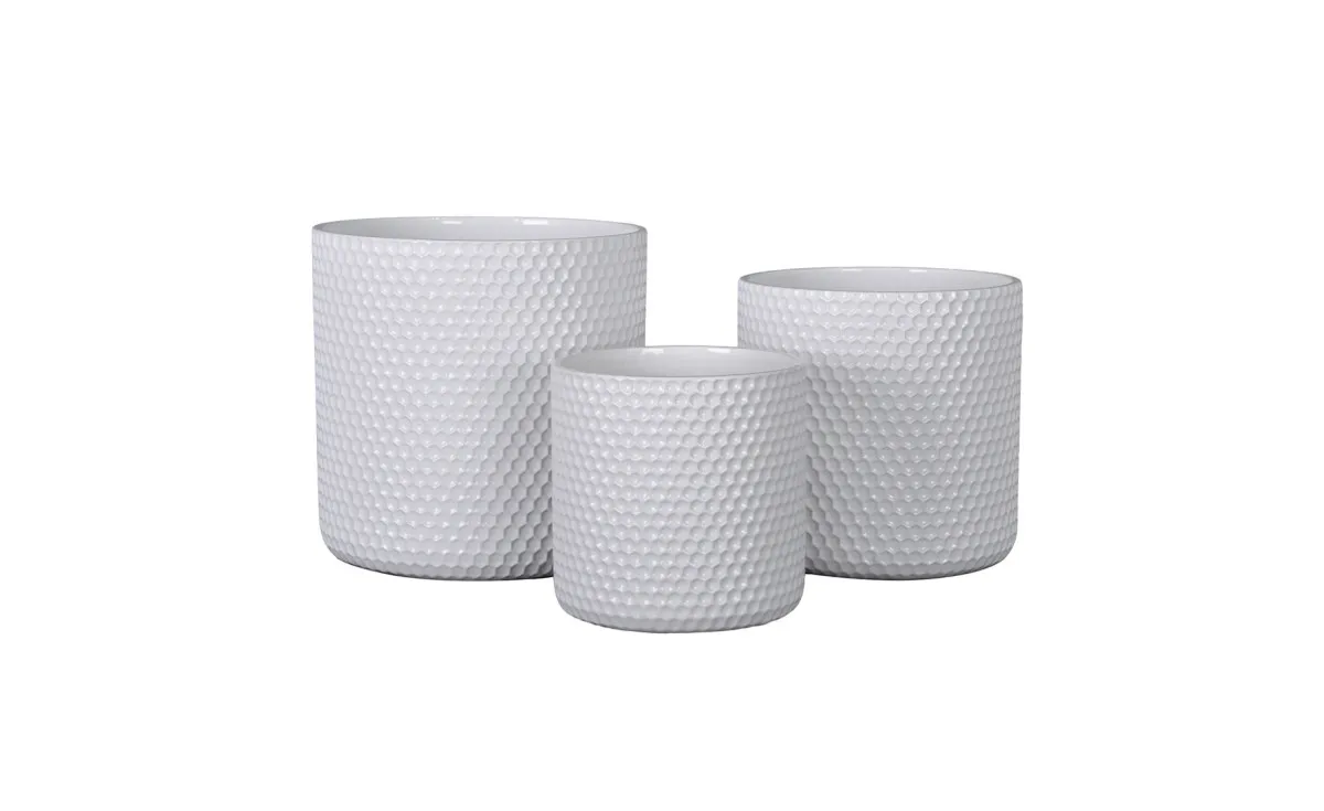 Saksija LC5001 white 13x13 cm