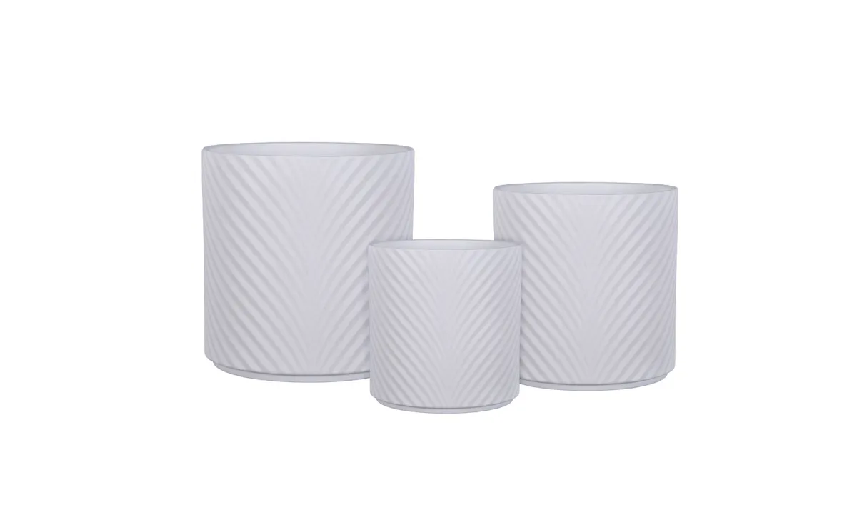 Saksija LC5019 white 19x19 cm
