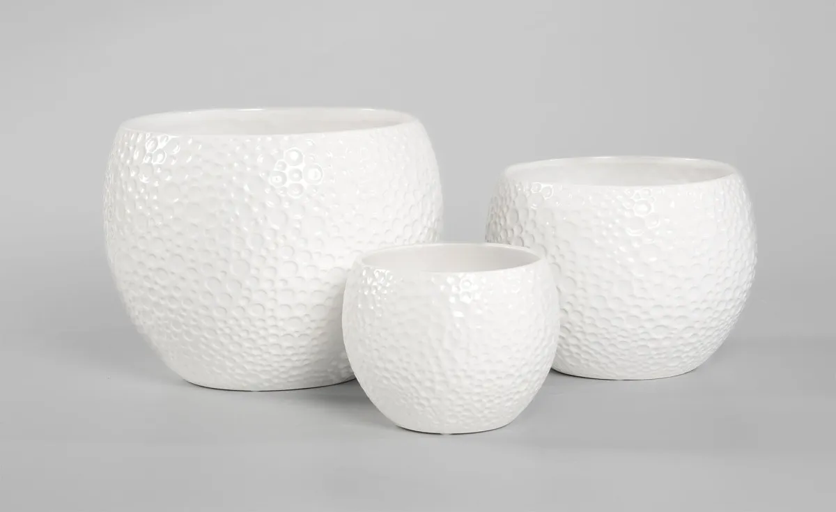 Saksija LC5033 white 20.5x15.5 cm