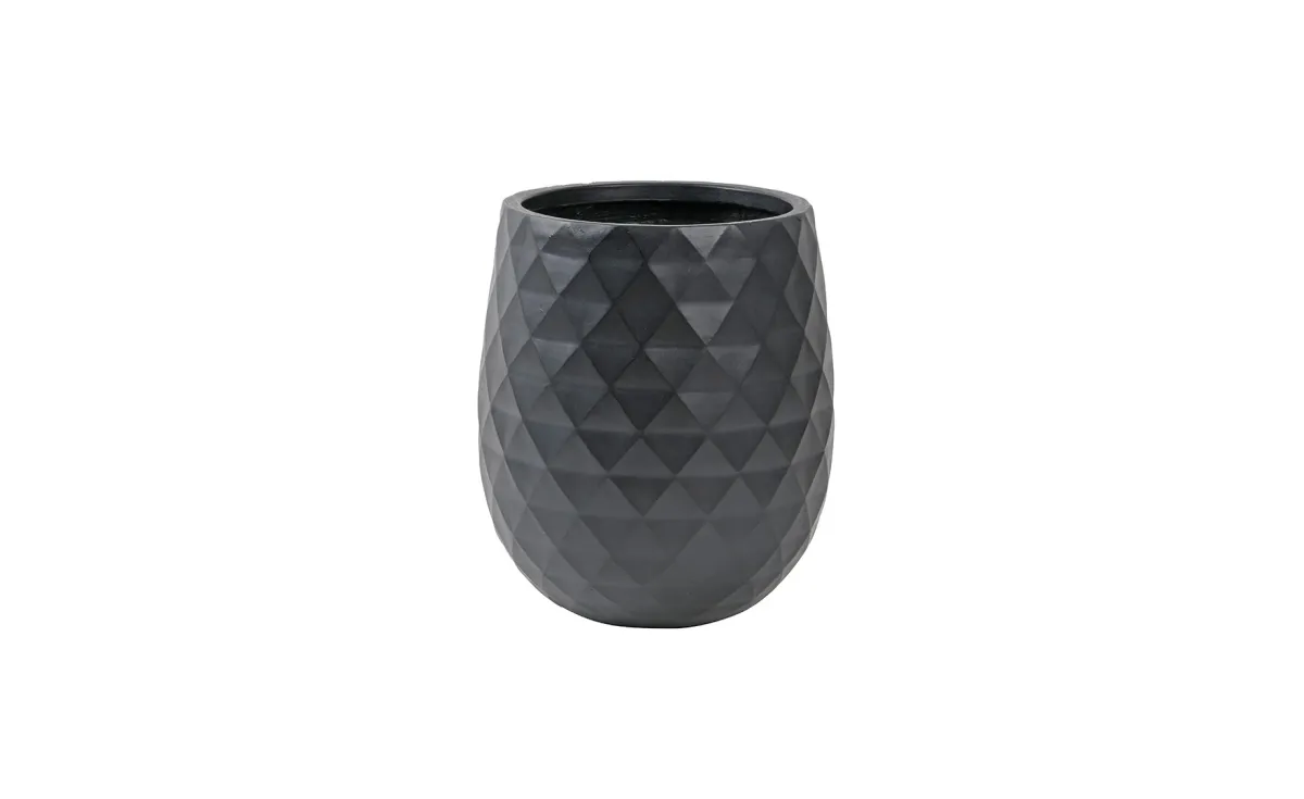 Saksija LT14658 diamond 31x31x35cm black