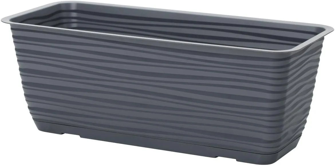 Saksija Sahara 39x17cm siva