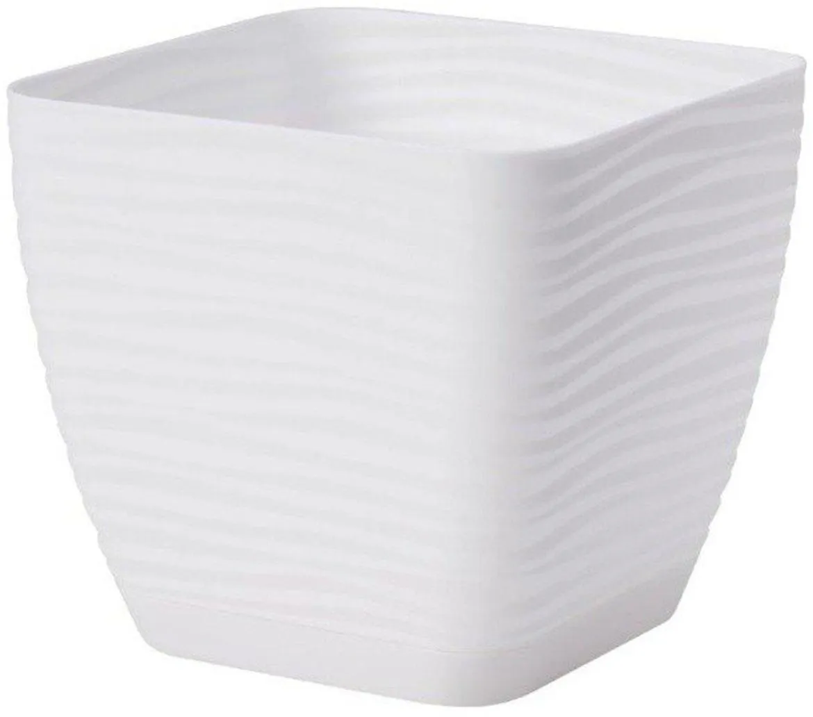 Saksija Sahara Petit 17x17cm bela