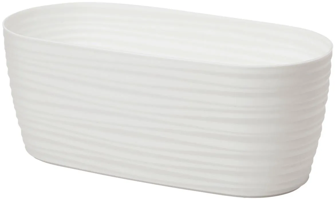 Saksija Sahara Petit 31,5x13cm bela