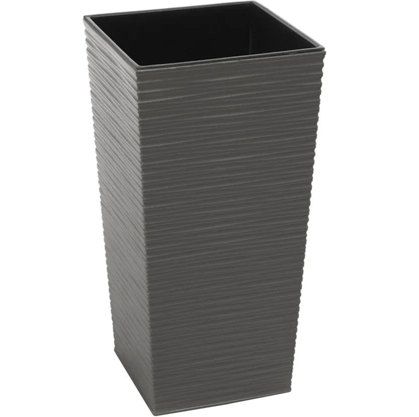 Saksija za cvece Finezia 30x30x57cm tamno siva