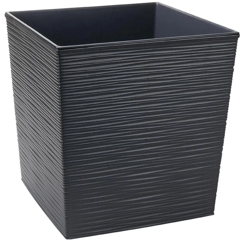 Saksija za cvece Juka 25x25x26cm tamno siva