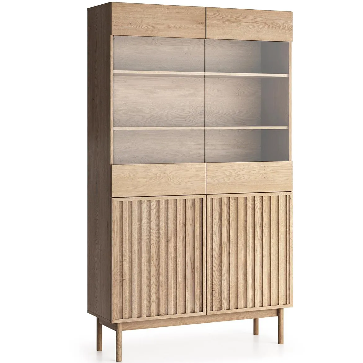 Saori W2D prezentaci?a   2 vrata + 2 fioke 183x37x106 cm kremona