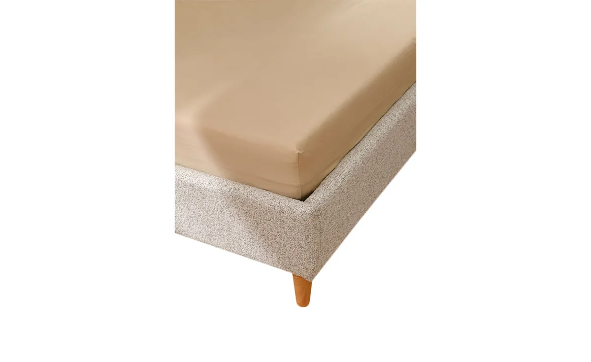 Saten čaršav donji 180x200/20cm taupe