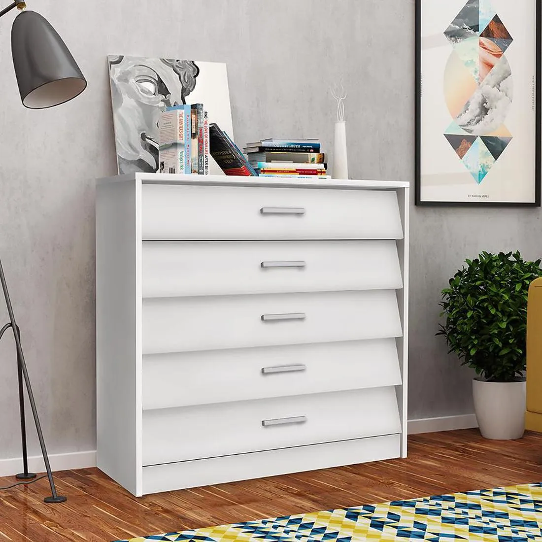 Sawa cipelarnik 90x33x87 cm bela